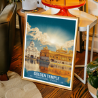 Golden Temple Amrit Sarovar - Amritsar - Travel Wall Art Print Poster - Art Print - Travel Art Poster