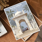 Haji Ali Dargah - Mumbai - Travel Wall Art Print Poster - Art Print - Travel Art Poster