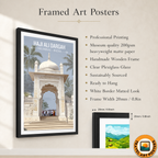 Haji Ali Dargah - Mumbai - Travel Wall Art Print Poster - Art Print - Travel Art Poster