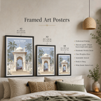 Haji Ali Dargah - Mumbai - Travel Wall Art Print Poster - Art Print - Travel Art Poster