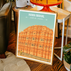 Win Palace Hawa Mahal - Jaipur - Travel Wall Art Print Poster - Art Print - Travel Art Poster