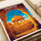 Jaisalmer Fort Sonar Qila Sonargarh - Rajasthan - Travel Wall Art Print Poster - Art Print - Travel Art Poster