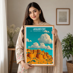 Jaisalmer Fort - Rajasthan - Travel Wall Art Print Poster - Art Print - Travel Art Poster