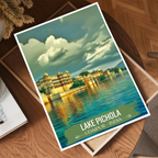 Lake Pichola - Udaipur - India - Travel Wall Art Print Poster - Art Print - Travel Art Poster