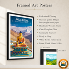 Langza Buddha - Spiti Valley - India - Travel Wall Art Print Poster - Art Print - Travel Art Poster