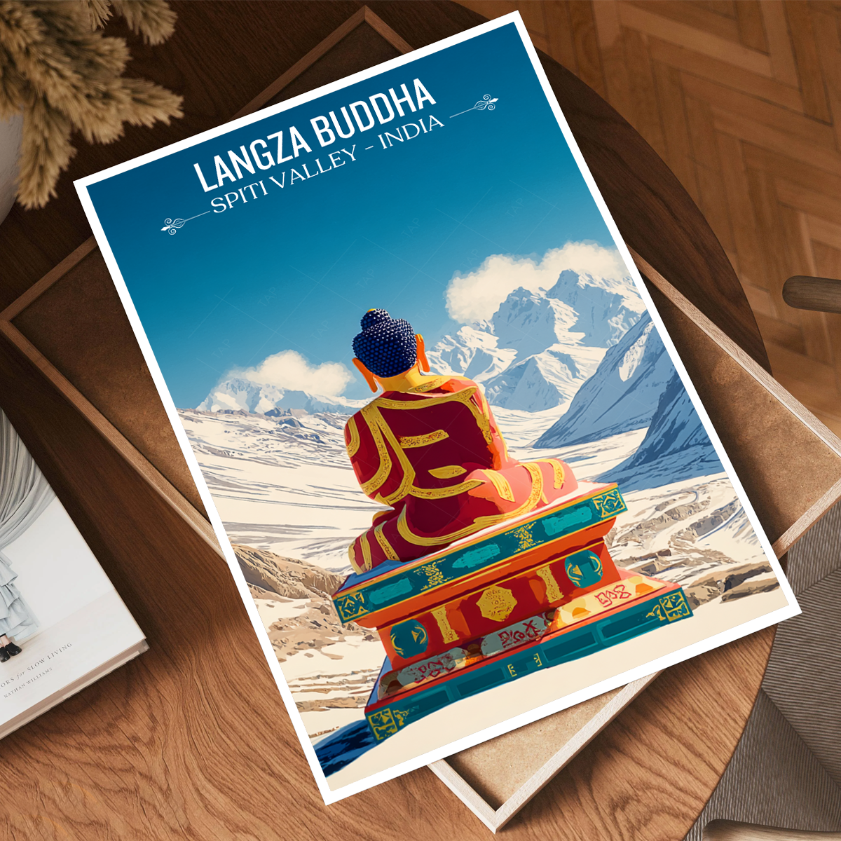 Langza Spiritual Buddha - Spiti Valley - India - Travel Wall Art Print Poster - Art Print - Travel Art Poster