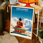 Langza Spiritual Buddha - Spiti Valley - India - Travel Wall Art Print Poster - Art Print - Travel Art Poster