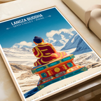 Langza Spiritual Buddha - Spiti Valley - India - Travel Wall Art Print Poster - Art Print - Travel Art Poster