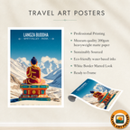 Langza Spiritual Buddha - Spiti Valley - India - Travel Wall Art Print Poster - Art Print - Travel Art Poster