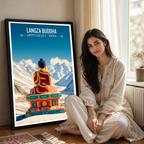 Langza Spiritual Buddha - Spiti Valley - India - Travel Wall Art Print Poster - Art Print - Travel Art Poster