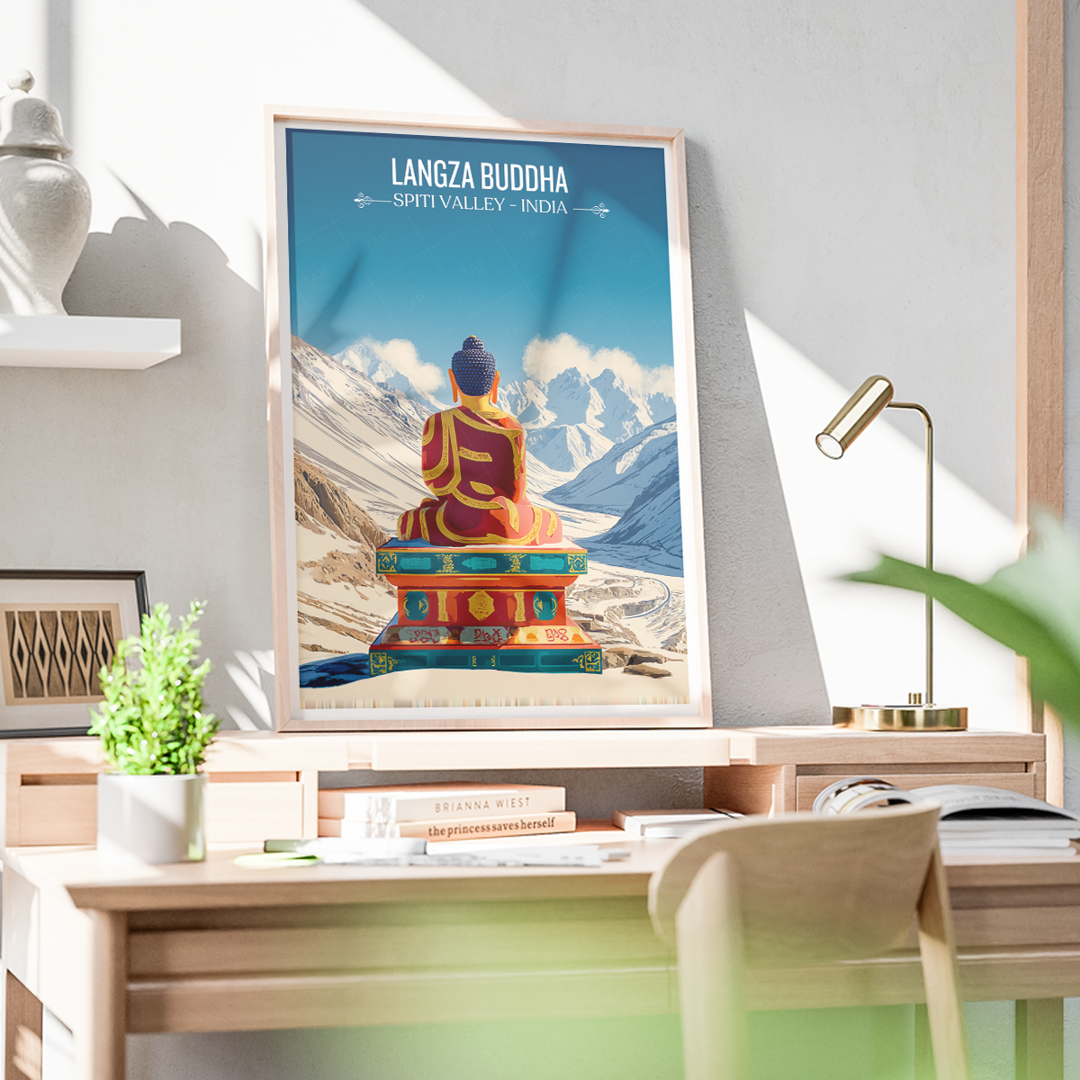 Langza Spiritual Buddha - Spiti Valley - India - Travel Wall Art Print Poster - Art Print - Travel Art Poster