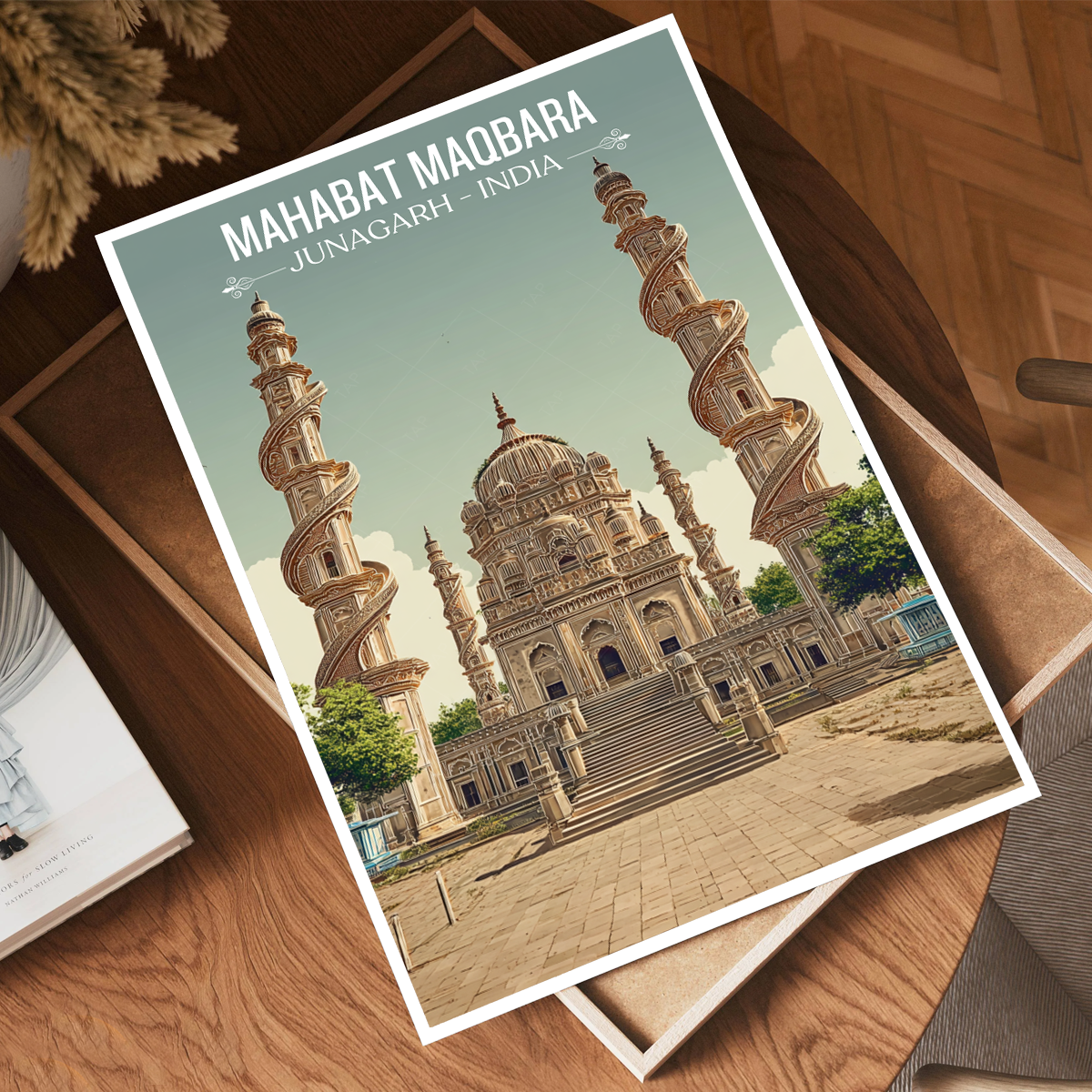 Mahabt Maqbara - Junagarh - India - Travel Wall Art Print Poster - Art Print - Travel Art Poster