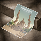 Mahabt Maqbara - Junagarh - India - Travel Wall Art Print Poster - Art Print - Travel Art Poster