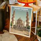 Mahabt Maqbara - Junagarh - India - Travel Wall Art Print Poster - Art Print - Travel Art Poster