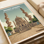 Mahabt Maqbara - Junagarh - India - Travel Wall Art Print Poster - Art Print - Travel Art Poster