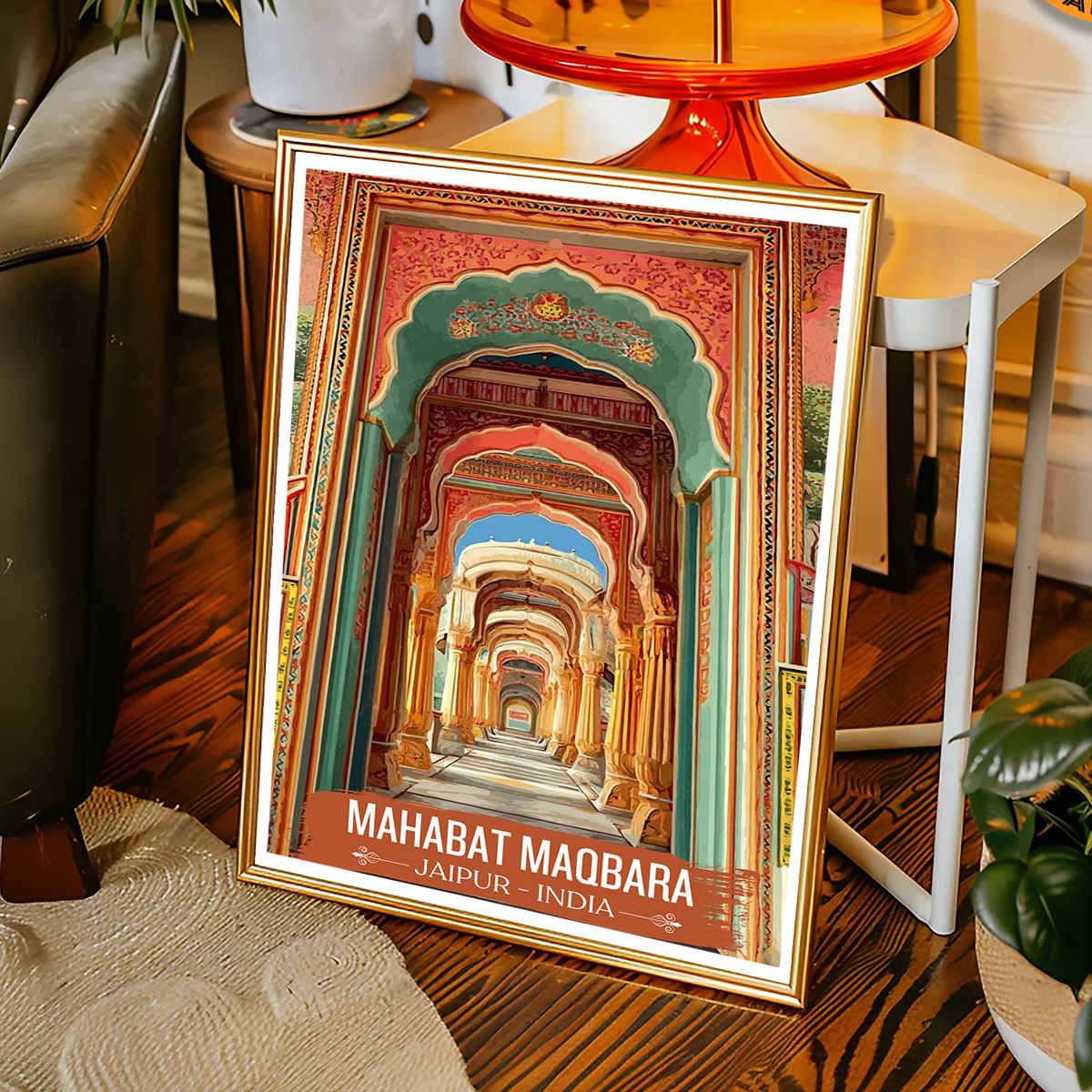 Mahabt Khan Mausoleum - Junagarh - India - Travel Wall Art Print Poster - Art Print - Travel Art Poster