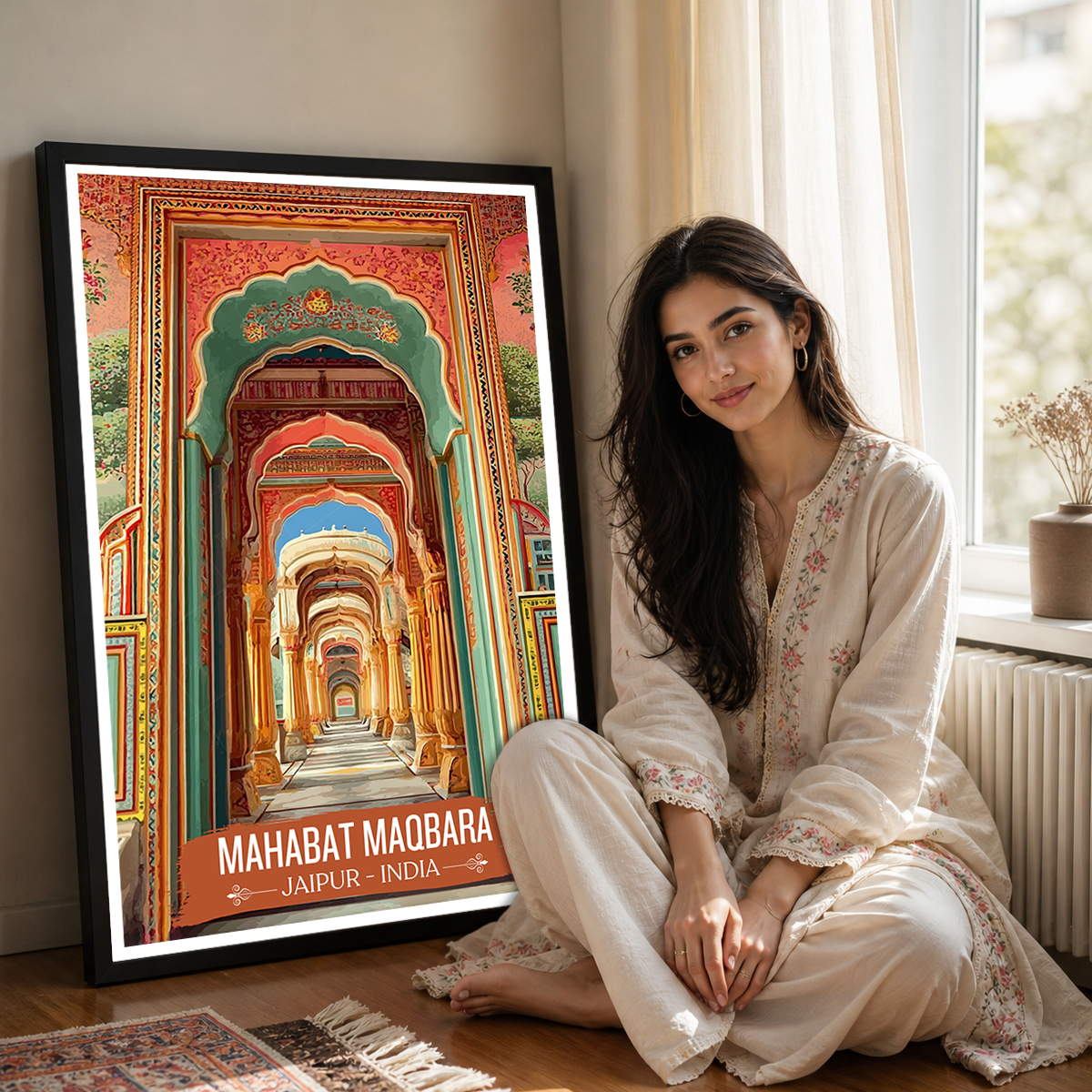 Mahabt Khan Mausoleum - Junagarh - India - Travel Wall Art Print Poster - Art Print - Travel Art Poster