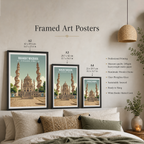 Mahabt Maqbara - Junagarh - India - Travel Wall Art Print Poster - Art Print - Travel Art Poster