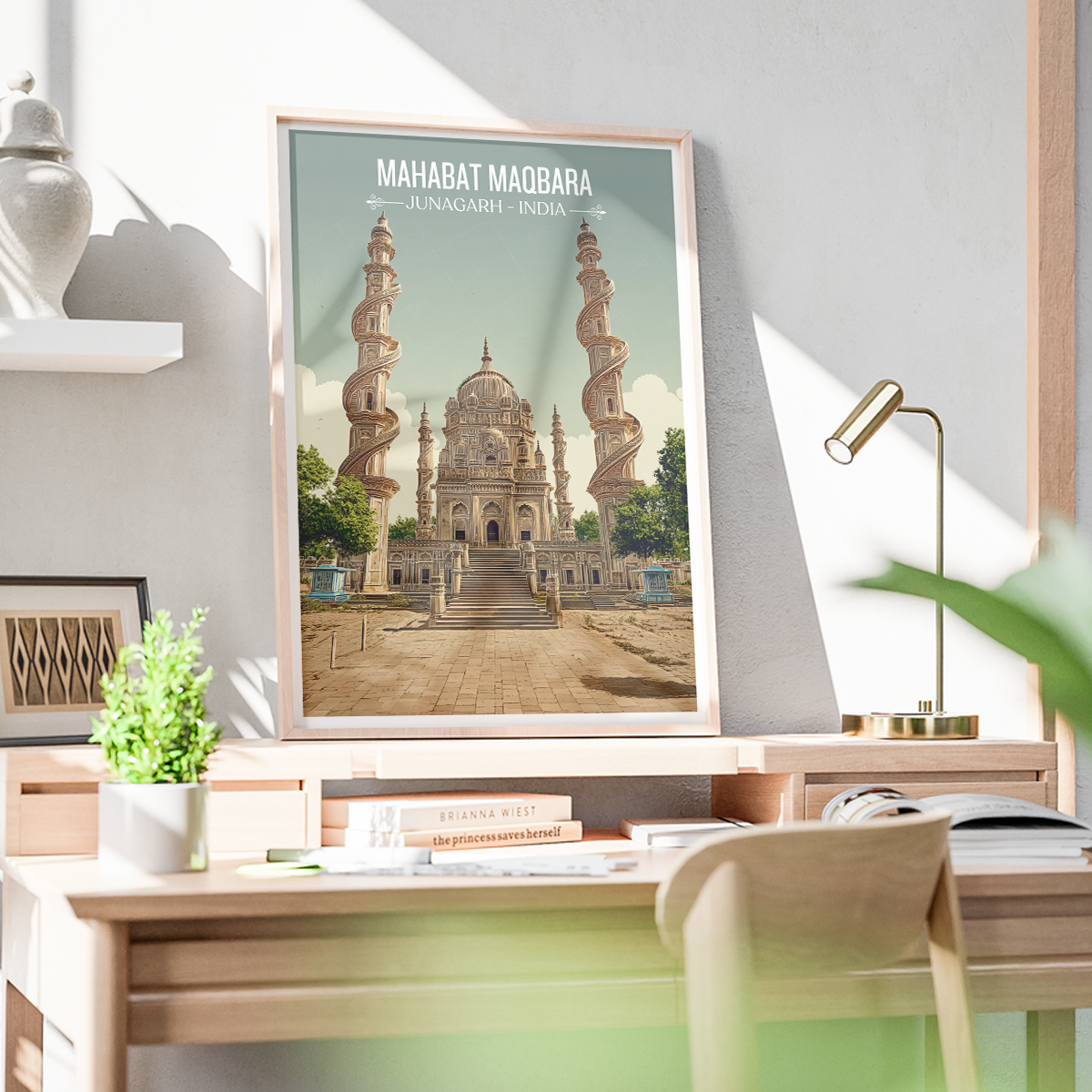 Mahabt Maqbara - Junagarh - India - Travel Wall Art Print Poster - Art Print - Travel Art Poster