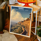 Mandu - Madhya Pradesh - India - Travel Wall Art Print Poster - Art Print - Travel Art Poster