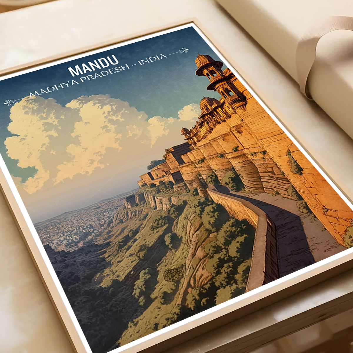 Mandu - Madhya Pradesh - India - Travel Wall Art Print Poster - Art Print - Travel Art Poster