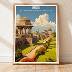 Mandu Fort - Madhya Pradesh - India - Travel Wall Art Print Poster - Art Print - Travel Art Poster