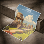 Mandu Fort - Madhya Pradesh - India - Travel Wall Art Print Poster - Art Print - Travel Art Poster
