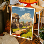 Mandu Fort - Madhya Pradesh - India - Travel Wall Art Print Poster - Art Print - Travel Art Poster