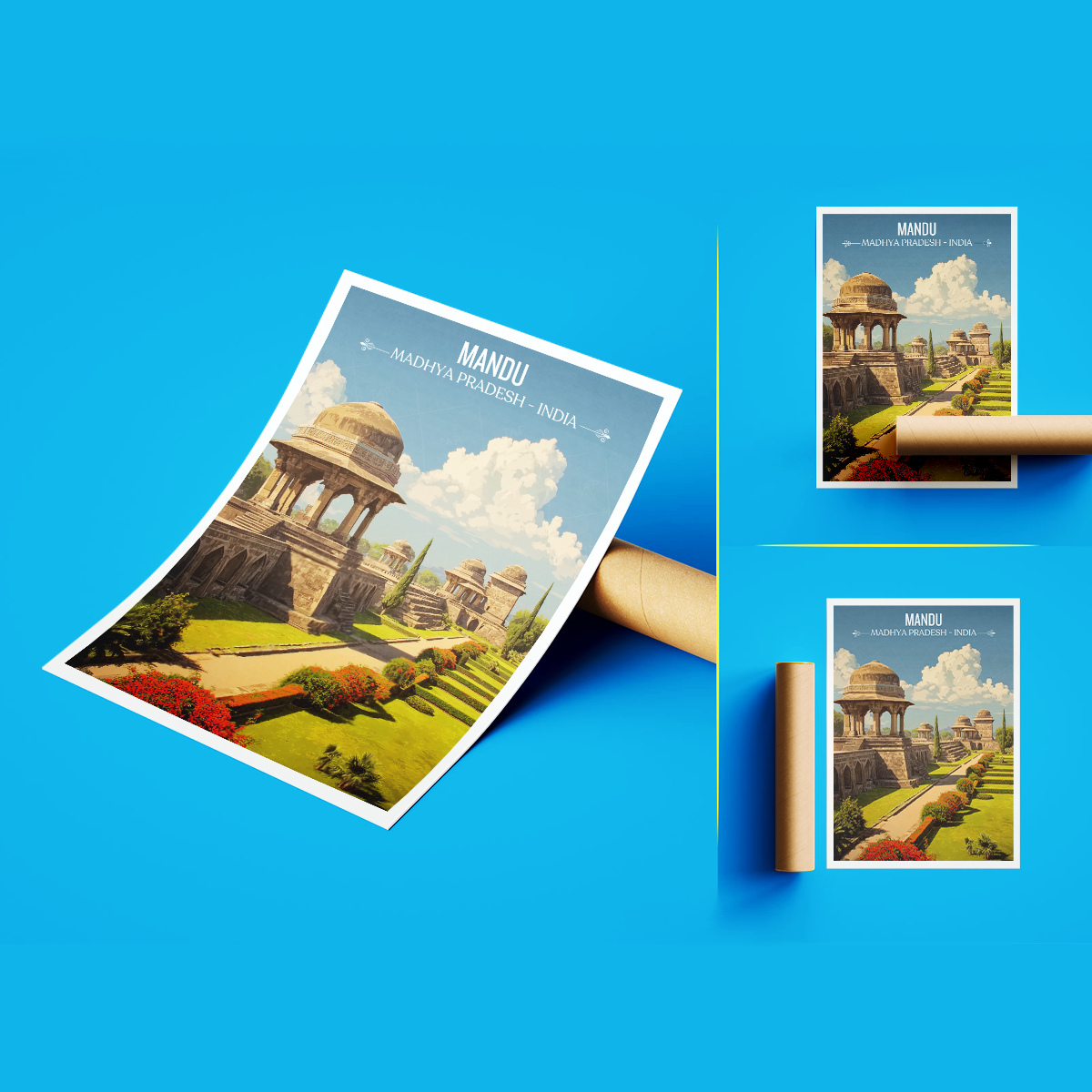 Mandu Fort - Madhya Pradesh - India - Travel Wall Art Print Poster - Art Print - Travel Art Poster