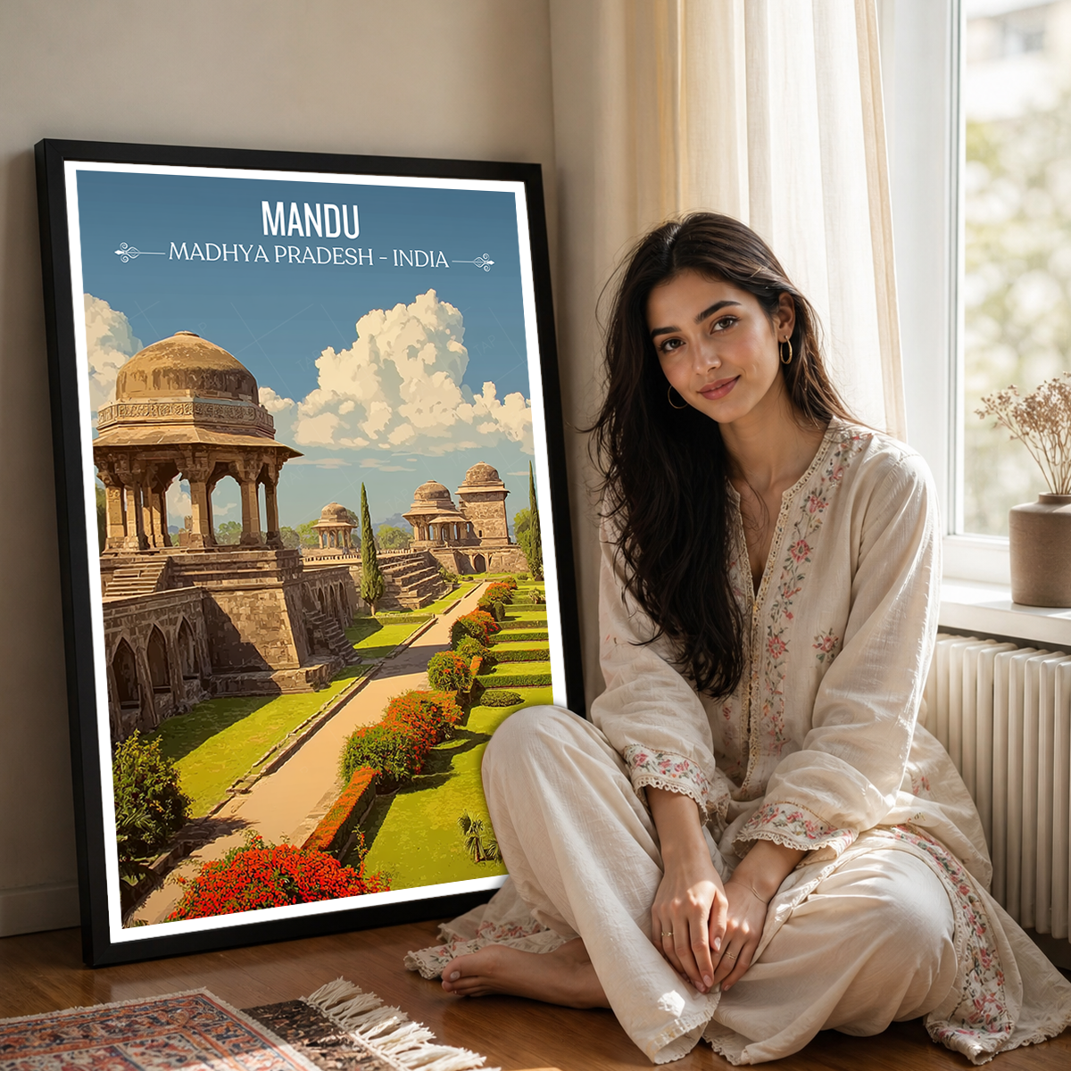 Mandu Fort - Madhya Pradesh - India - Travel Wall Art Print Poster - Art Print - Travel Art Poster