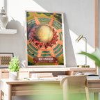 Matrimandir - Auroville - India - Travel Wall Art Print Poster - Art Print - Travel Art Poster