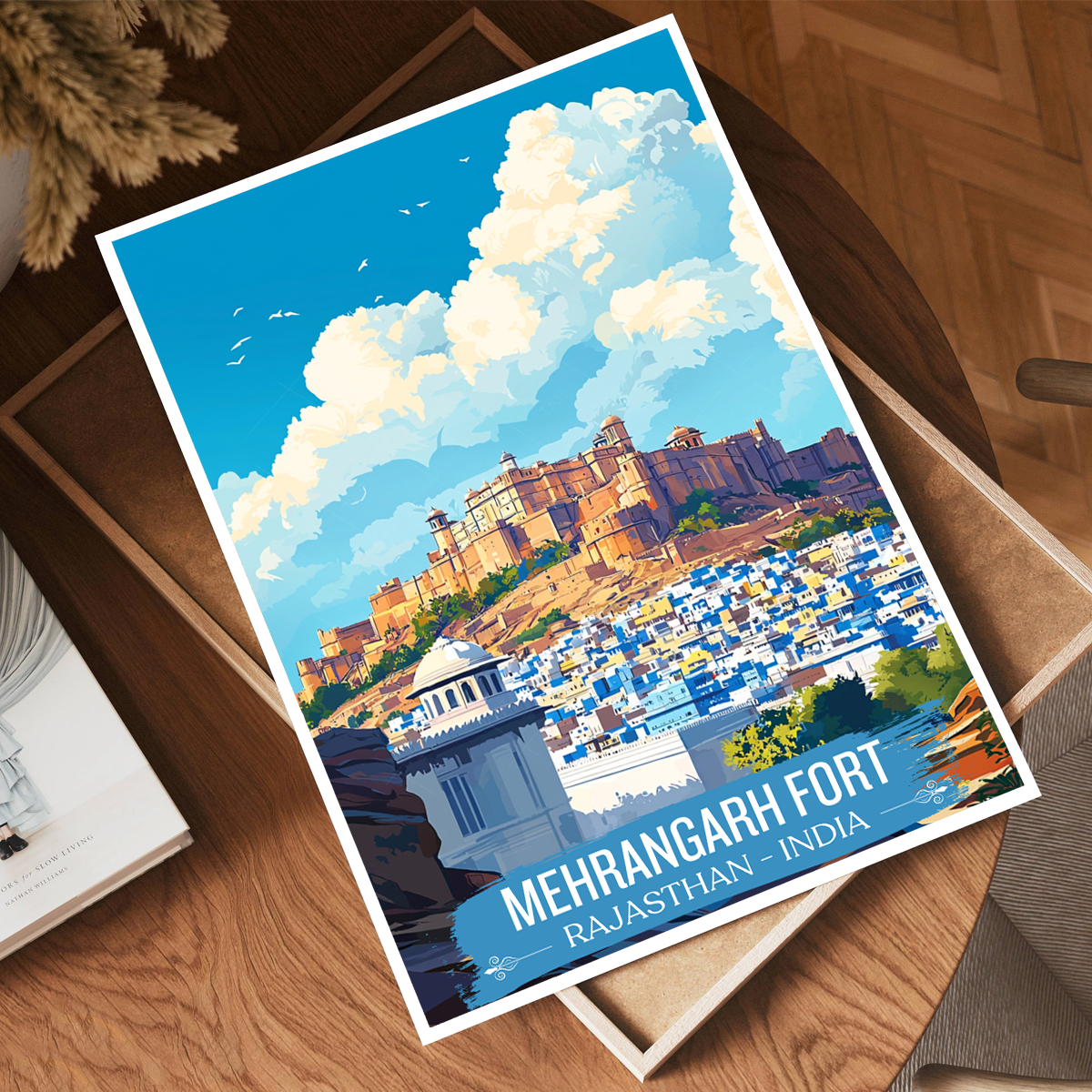 Mehrangarh Fort - Rajasthan - India - Travel Wall Art Print Poster - Art Print - Travel Art Poster