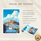 Mehrangarh Fort - Rajasthan - India - Travel Wall Art Print Poster - Art Print - Travel Art Poster