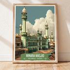 Minara Masjid - Mumbai - India - Travel Wall Art Print Poster - Art Print - Travel Art Poster