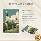 Minara Masjid - Mumbai - India - Travel Wall Art Print Poster - Art Print - Travel Art Poster