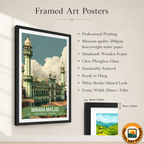 Minara Masjid - Mumbai - India - Travel Wall Art Print Poster - Art Print - Travel Art Poster
