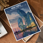 Naga Tower - Chandinagar - India - Travel Wall Art Print Poster - Art Print - Travel Art Poster