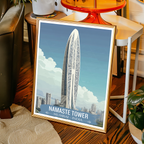 Namaste Tower - Mumbai - India - Travel Wall Art Print Poster - Art Print - Travel Art Poster