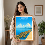 Naiman Point - Mumbai - India - Travel Wall Art Print Poster - Art Print - Travel Art Poster