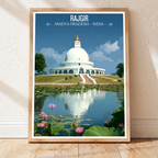 Rajgir - Madya Pradesh - India - Travel Wall Art Print Poster - Art Print - Travel Art Poster