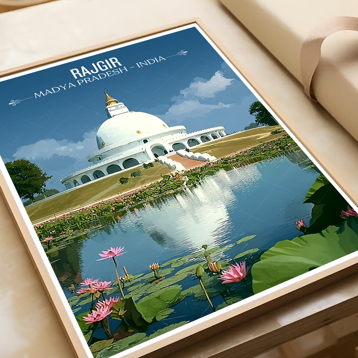 Rajgir - Madya Pradesh - India - Travel Wall Art Print Poster - Art Print - Travel Art Poster