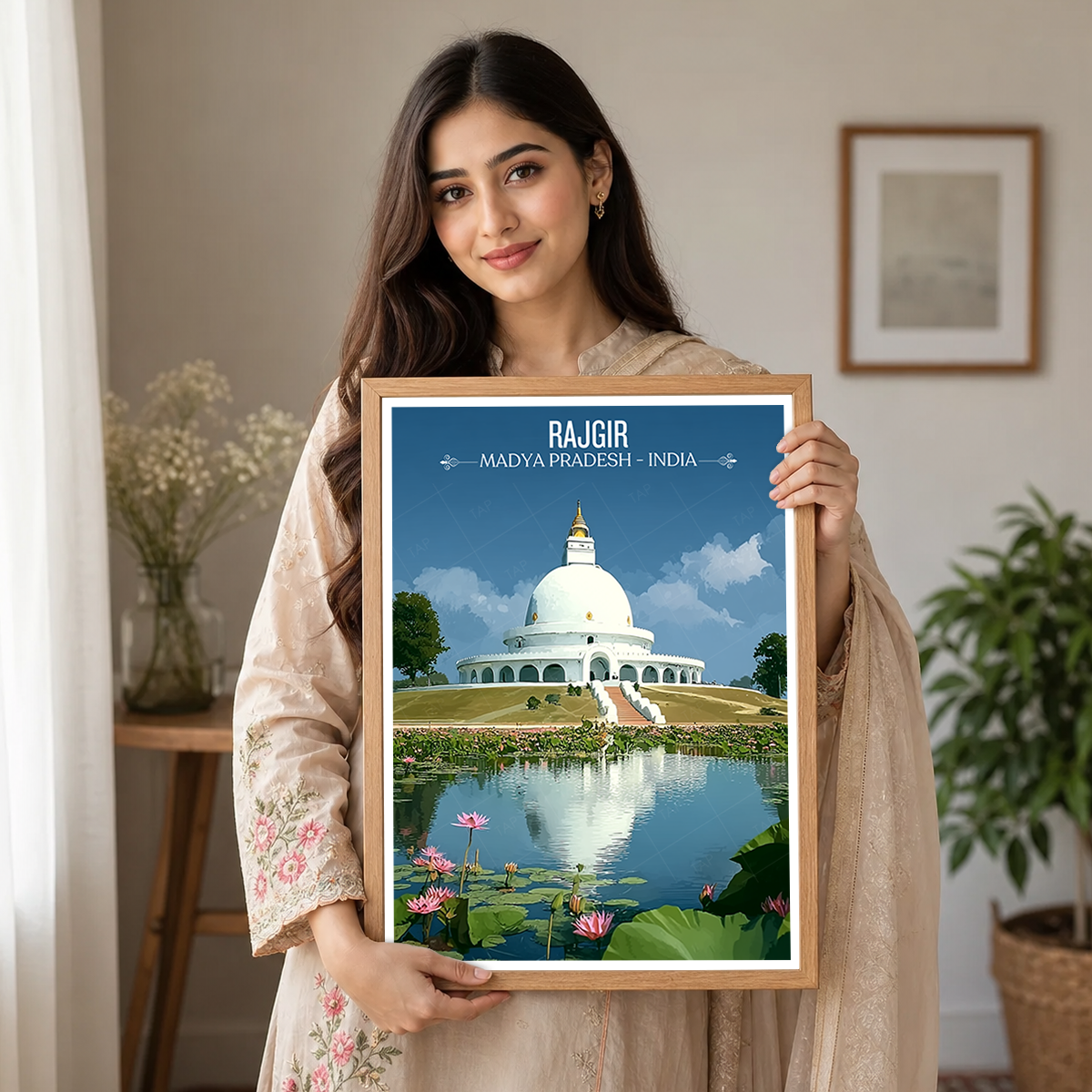 Rajgir - Madya Pradesh - India - Travel Wall Art Print Poster - Art Print - Travel Art Poster