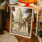 Ranakpur Jain Temple - Rajasthan - India - Travel Wall Art Print Poster - Art Print - Travel Art Poster