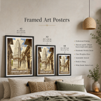 Ranakpur Jain Temple - Rajasthan - India - Travel Wall Art Print Poster - Art Print - Travel Art Poster