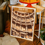 Rani-Ki-Vav - India - Travel Wall Art Print Poster - Art Print - Travel Art Poster