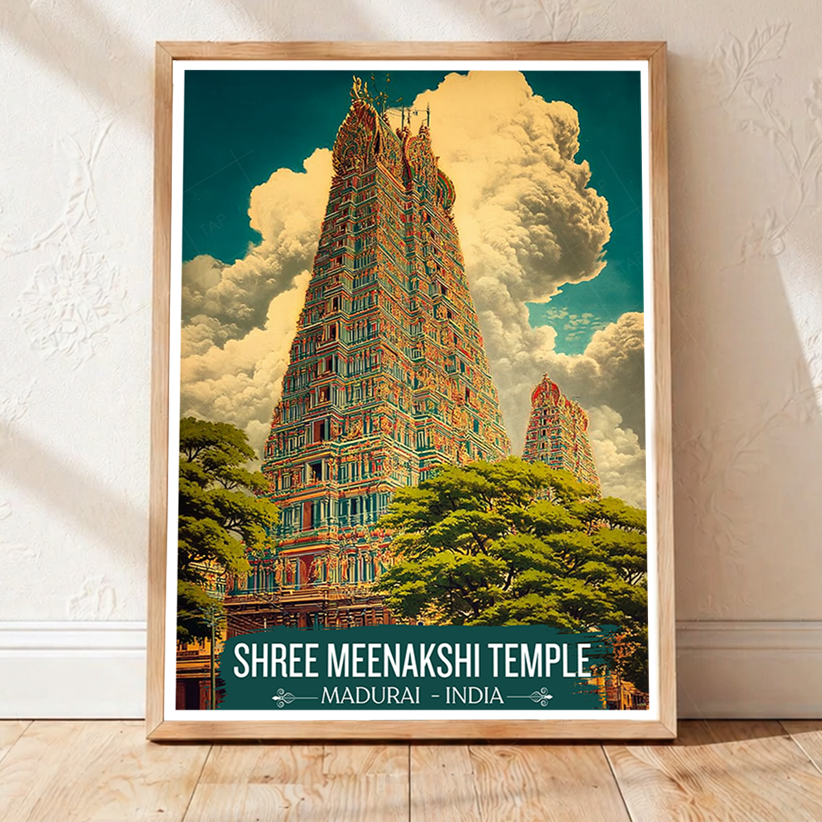 Shree Meenakshi Temple - Madurai - India - Travel Wall Art Print Poster - Art Print - Travel Art Poster