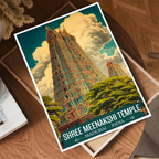 Shree Meenakshi Temple - Madurai - India - Travel Wall Art Print Poster - Art Print - Travel Art Poster