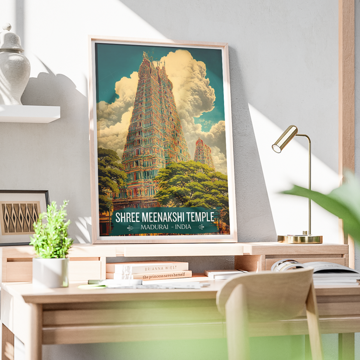 Shree Meenakshi Temple - Madurai - India - Travel Wall Art Print Poster - Art Print - Travel Art Poster