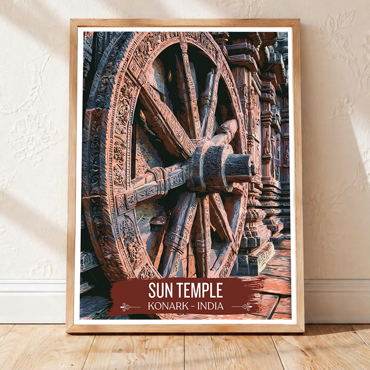 Sun Temple - Monark - India - Travel Wall Art Print Poster - Art Print - Travel Art Poster