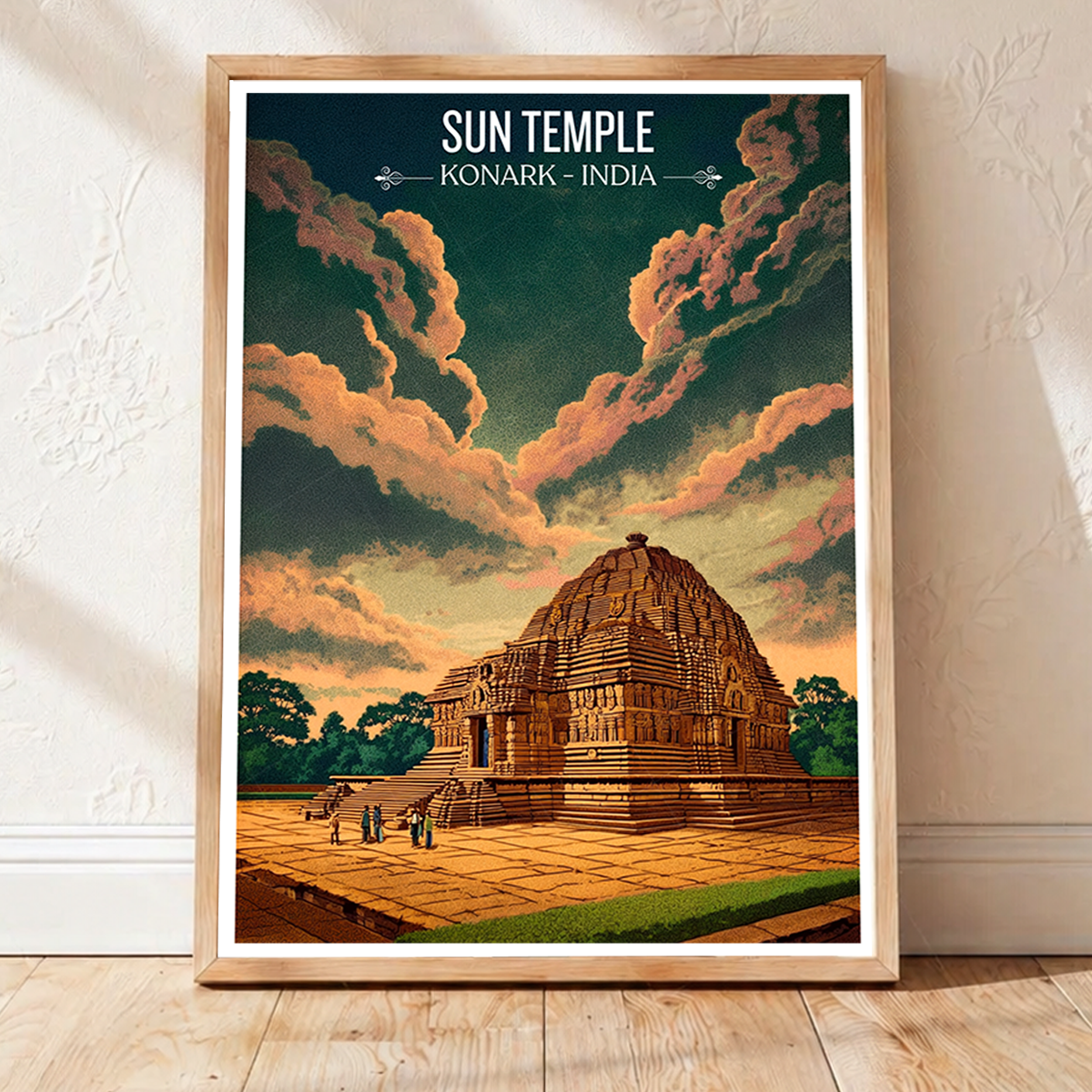 Black Pagoda Arkakshetra - Konark - India - Travel Wall Art Print Poster - Art Print - Travel Art Poster